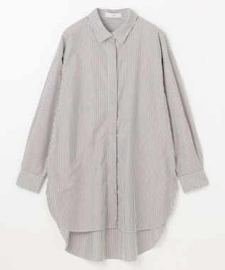 ANY L 【手洗い可能/抗菌防臭/UVカット/速乾】ロングシャツ ブラウンロンスト
