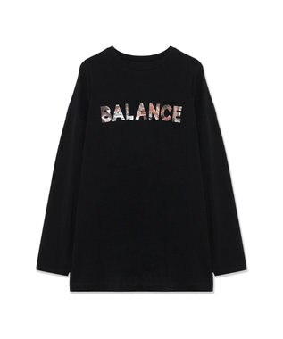 Chacott Chacott BALANCE HandsomeCotton ロゴTシャツ ブラック