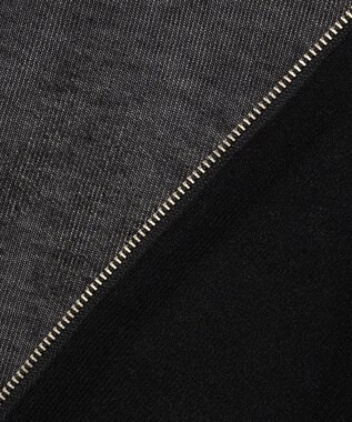 J.PRESS LADIES SHEER LIGHT KNIT ブルゾン ブラック系