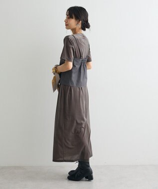 CRAFT STANDARD BOUTIQUE フロントボタンキャミビスチェ Charcoal Gray
