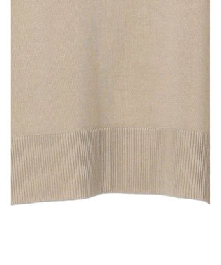 Green Parks プリーツ袖ニットプルオーバー Beige