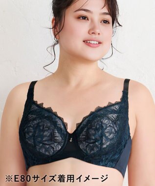 WACOAL ブラジャー 【ハグするブラ】 体温を感知してカラダになじむ 脇高設計 小さく見せる Hカップまで対応 大きいサイズ レディース フルカップ BXB318 /ワコール グレイッシュブルー