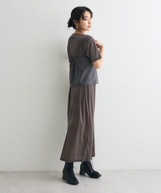 CRAFT STANDARD BOUTIQUE フロントボタンキャミビスチェ Charcoal Gray