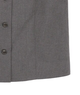 CRAFT STANDARD BOUTIQUE フロントボタンキャミビスチェ Charcoal Gray