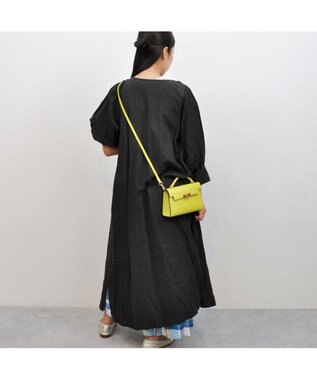 UNBILLION cachecache ねじりハンドルおこし金具2wayミニショルダー