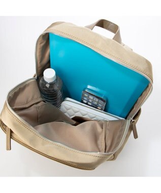 UNBILLION カシュカシュ cachecache / ワッシャーナイロンリュック ベージュ