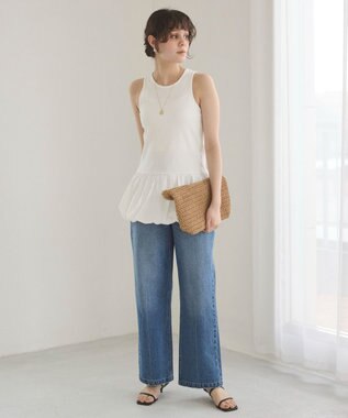 WEGO 【ANGIE VINTAGE】バルーンタンクトップ ホワイト