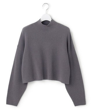 23区 【洗える】レイヤードコンビ ニット グレー系