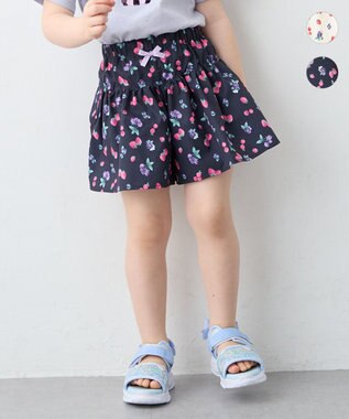 ANY KIDS 【洗濯機可能】総柄フルーツ キュロット