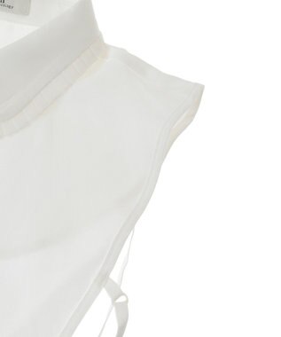 earth music&ecology フリルシャツカラー付け襟 Off White