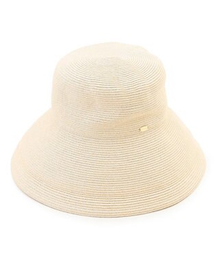 23区 ペーパーブレード エッジアップ ハット アイボリー系