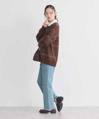 earth music&ecology フリルシャツカラー付け襟 Off White