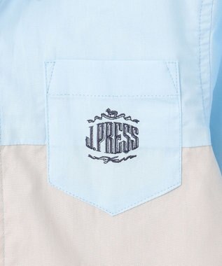 J.PRESS KIDS 【110-130cm】カラーブロック シャツ ブルー系2
