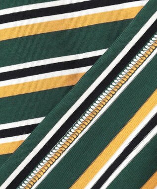 J.PRESS YORK STREET 【WOMEN】ロングスリーブ ボーダー バスクシャツ ダークグリーン系2