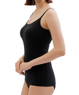 23区GOLF 【WOMEN】TTON【選べるマイサイズ】なめらかレーヨンカップ付キャミソール ブラック系