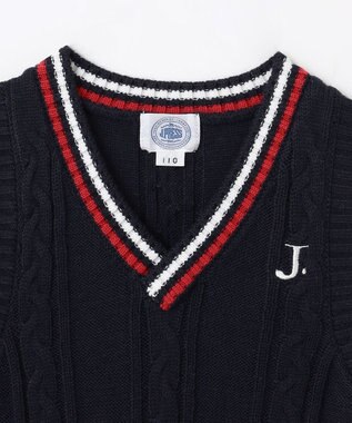 J.PRESS KIDS 【110-130cm】チルデン ニットベスト ネイビー系