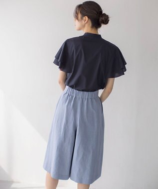 組曲 【WEB限定】ラップパンツ ダルブルー系