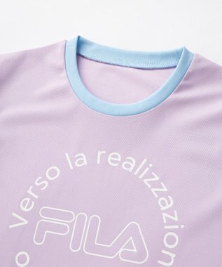 OP／FILA 【FILA】サークルロゴTシャツ ラベンダー