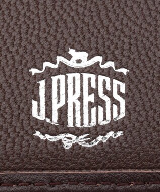 J.PRESS MEN 【MORPHO×J.PRESS】シープゴート 二つ折り財布(BOX小銭入れ付き札入) ダークブラウン系