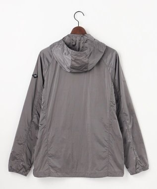 JOSEPH ABBOUD MOUNTAIN 【軽量/ECO撥水/ポケッタブル】ヴィンテージナイロンシャンブレーパーカー ライトグレー系