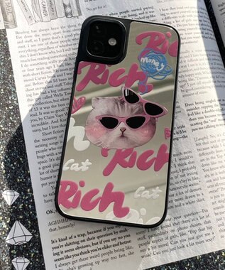 WEGO richキャットミラーiphoneケース
