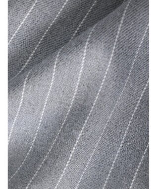 earth music&ecology ピンストライプジレ Stripe Light Gray