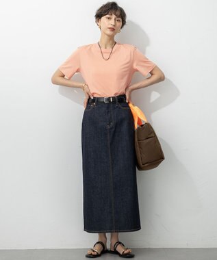 23区 【Oggi3月号掲載/新色追加/洗える】23区DENIM ストレッチ デニムスカート ネイビー系