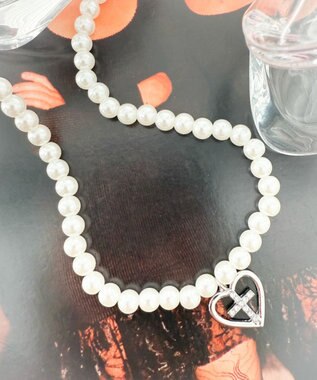 WEGO Lモチーフトップパールネックレス 柄5