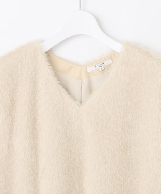 23区 【SLOW/一部店舗限定】ツッキリジャカード ノースリーブ ブラウス ベージュ系