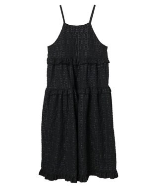 Green Parks ・Ｐｅｔｉｔ　Ｆｌｅｕｒフラワージャカードキャミワンピ Black