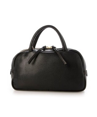 UNBILLION ペルケ perche / ガーメントレザー・ランドスケープ2wayミニボストン ブラック