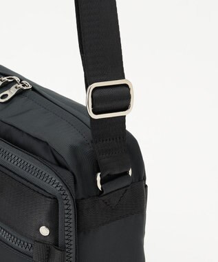 Y'SACCS テープデザイン　トラベルボックスショルダー ダークグレー