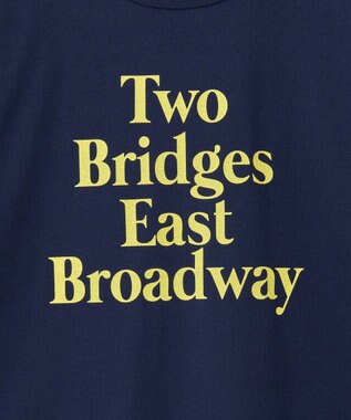 AMERICAN HOLIC カラーロゴTシャツ Navy