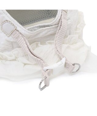PET PARADISE cherircouture フリフリハーネス 《ホワイト》 小型犬 Ｓ ホワイト