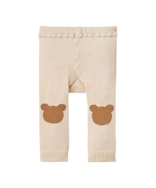 MIKI HOUSE HOT BISCUITS ボーダー柄長袖Tシャツ＆ベビースパッツギフトセット【BOX付き】 アイボリー