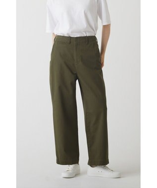 caqu M45 old chino ややゆったりテーパードチノ olive