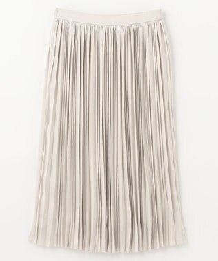 ANY 【洗える・ウエストゴム】セレモニープリーツスカート ベージュ系