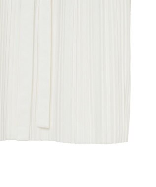 JOSEPH 【洗える】プリーテッドジャージー　ノースリーブドレス Ivory