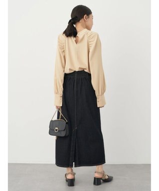 earth music&ecology デニムナロースカート Indigo