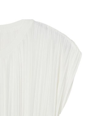 JOSEPH 【洗える】プリーテッドジャージー　ノースリーブドレス Ivory