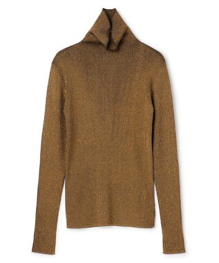 uncrave ラメニット タートルトップス ブロンズ