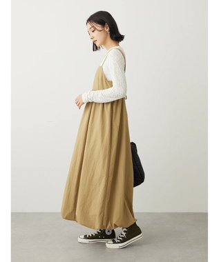 Green Parks ・ＥＬＥＮＣＡＲＥ　ＤＵＥ　バルーンキャミワンピース Beige