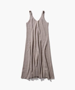 ATON WOOL CASHMERE SILK | タンクトップドレス BEIGE