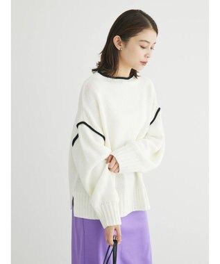 Green Parks ・Ｐｅｔｉｔ　Ｆｌｅｕｒ　ハイショクタートルニット Ivory