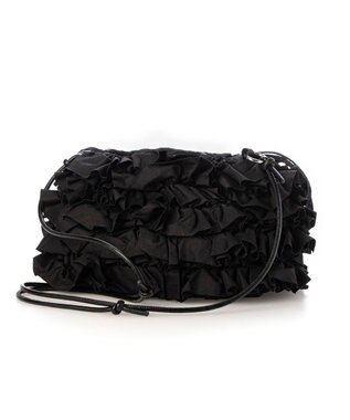 UNBILLION カシュカシュ cachecache / コットンフリルショルダー ブラック