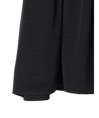 AMERICAN HOLIC ドットジャガード袖ボリュームチュニック Black