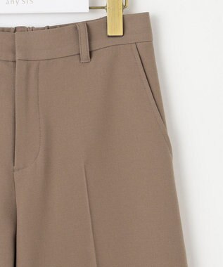 ANY SIS 【保温効果/ストレッチ】シリーズ累計13万枚突破！ビューティサーモ ワイドパンツ キャメル