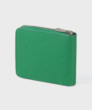 Paul Smith コンティニュアスパターン 2つ折り財布 グリーン