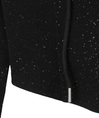 WEGO カーブヘムダブルZIPパーカー ブラック