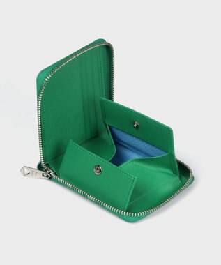 Paul Smith コンティニュアスパターン 2つ折り財布 グリーン